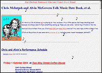 Picture of first McIntosh & McGovern website